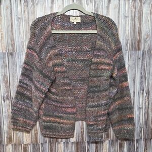 Berretti Multicolor Wool Blend Cardigan Size S Made In Italy